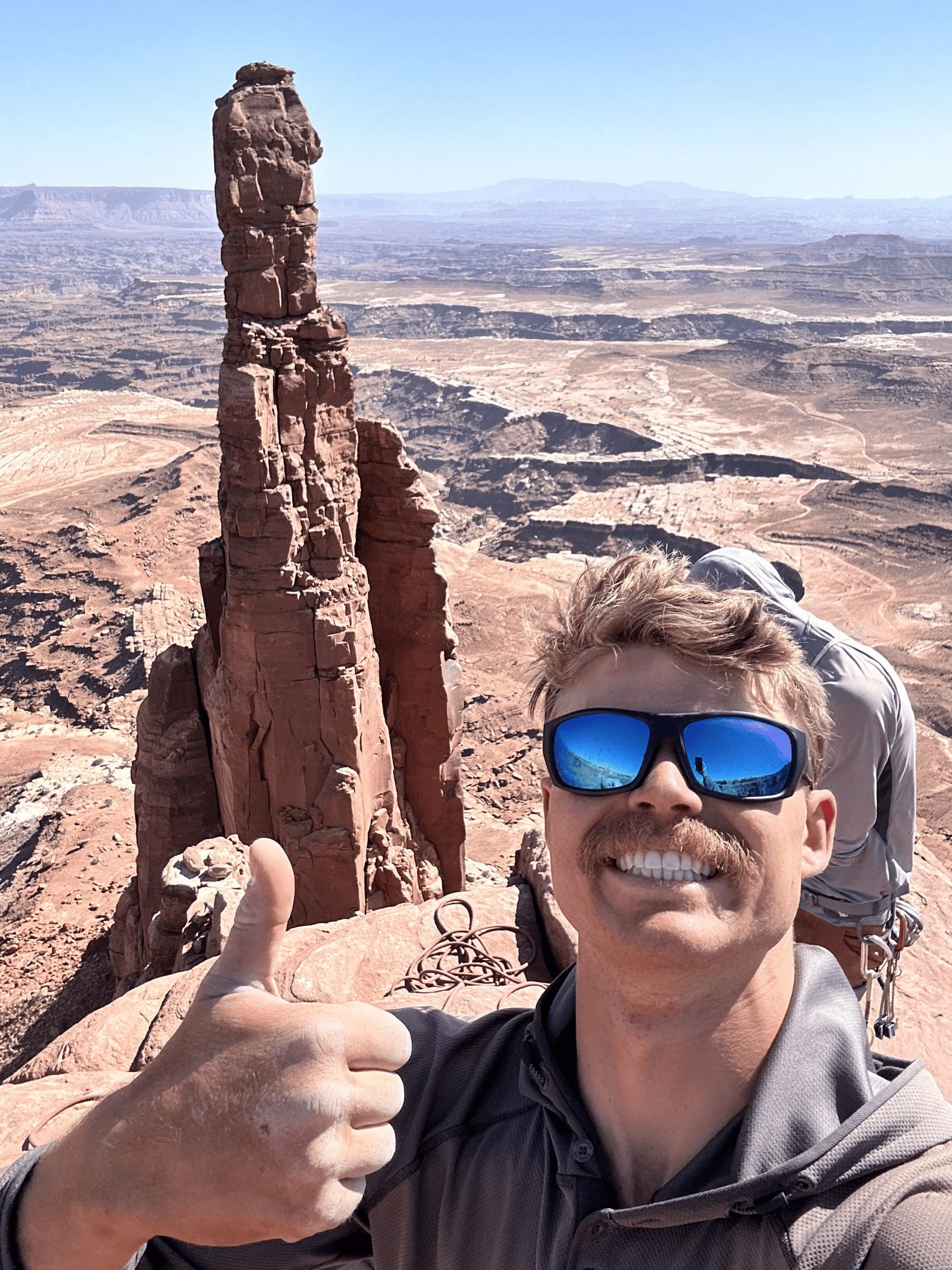Atop Washer Woman tower, Moab