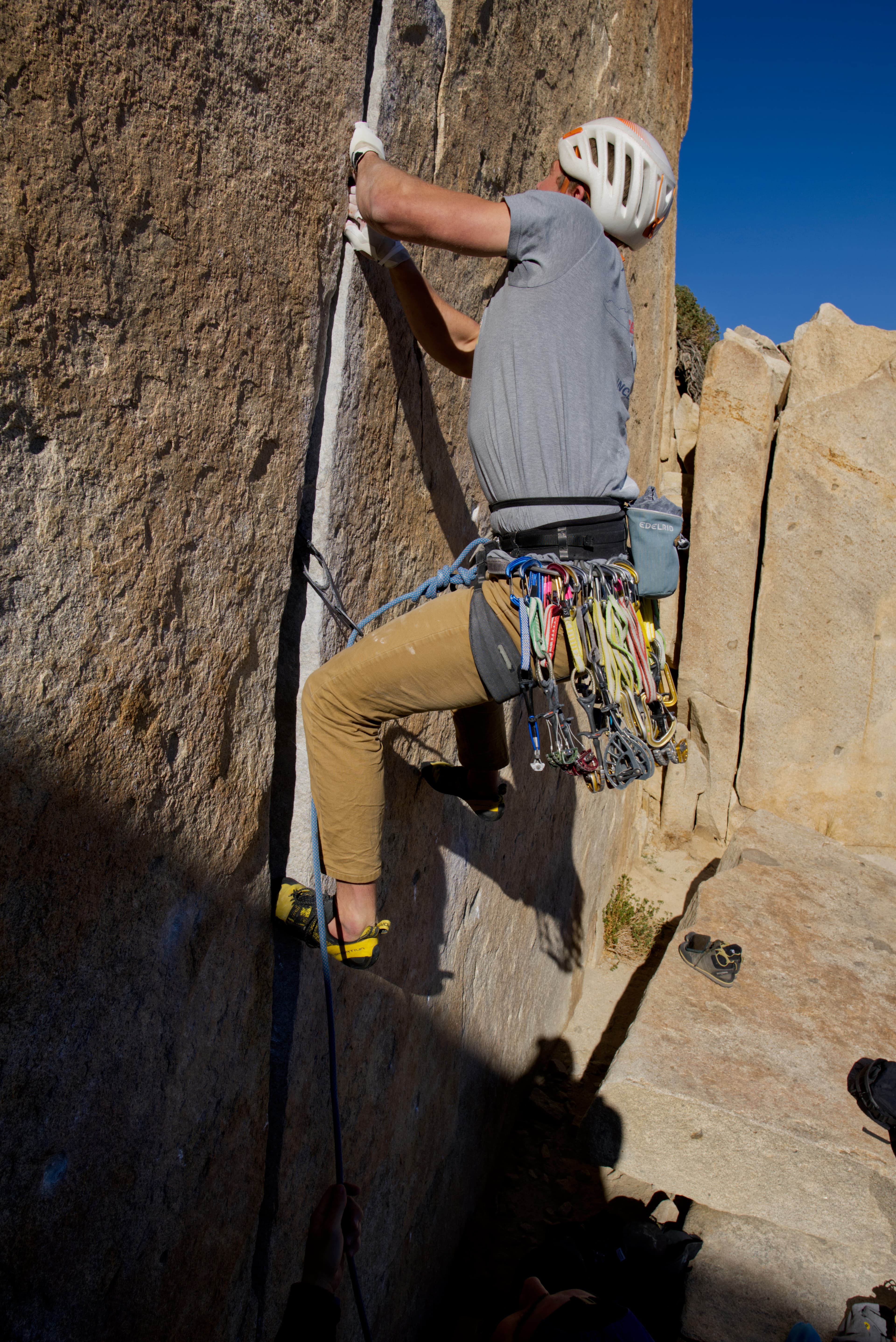 O'Kelley's Crack, the hardest 5.11a I've ever been on.
