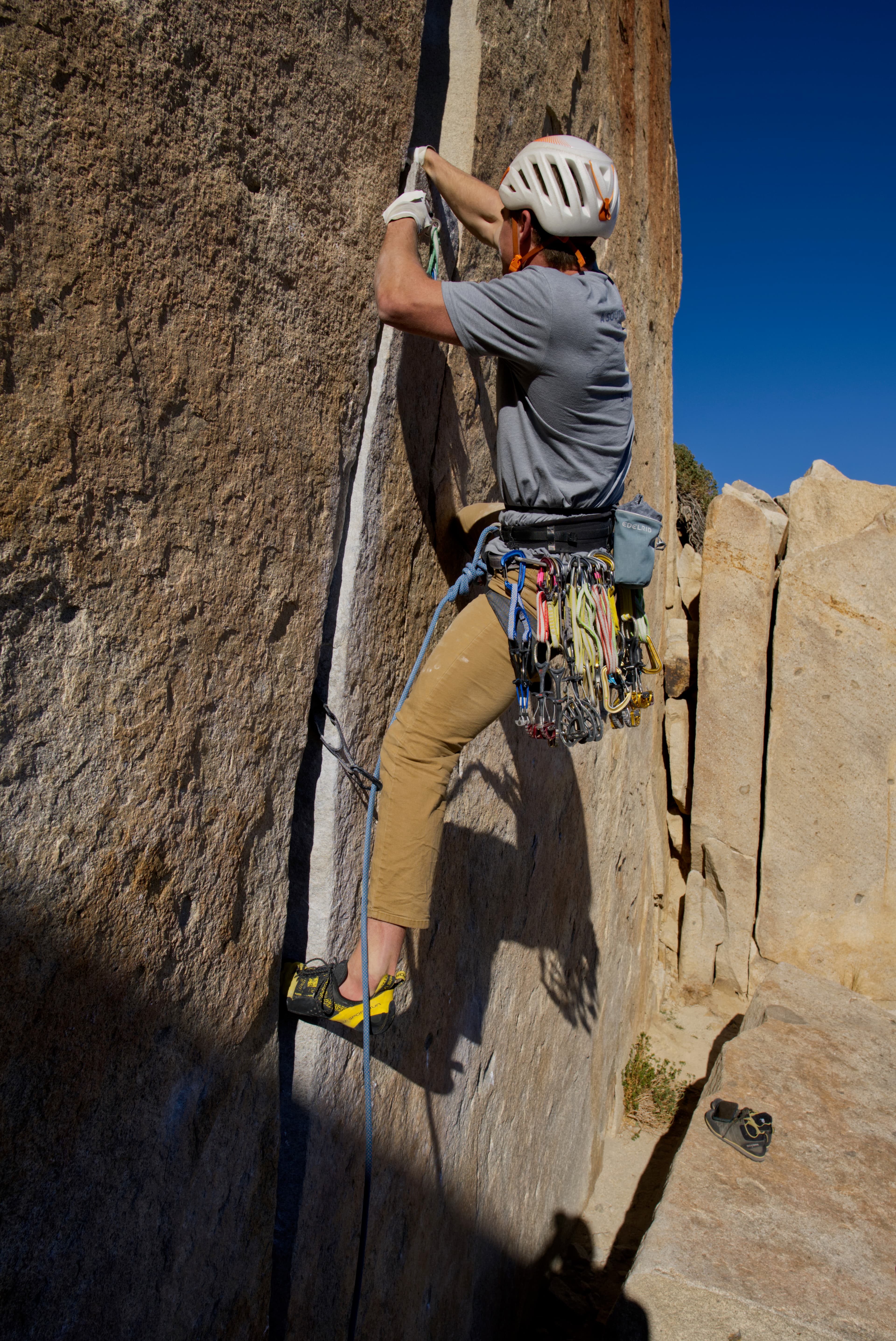 O'Kelley's Crack, the hardest 5.11a I've ever been on.