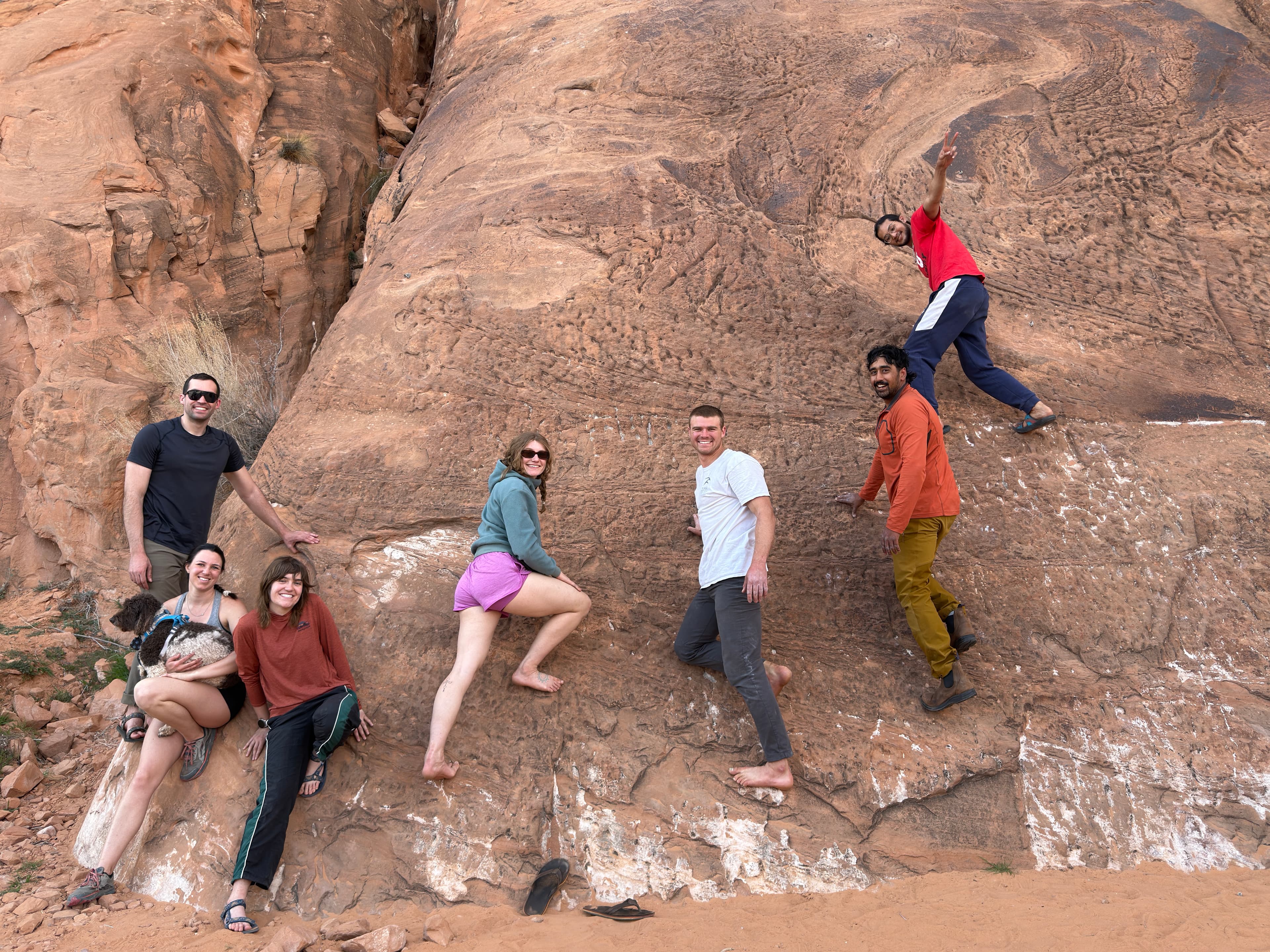 The squad (minus Meredith)