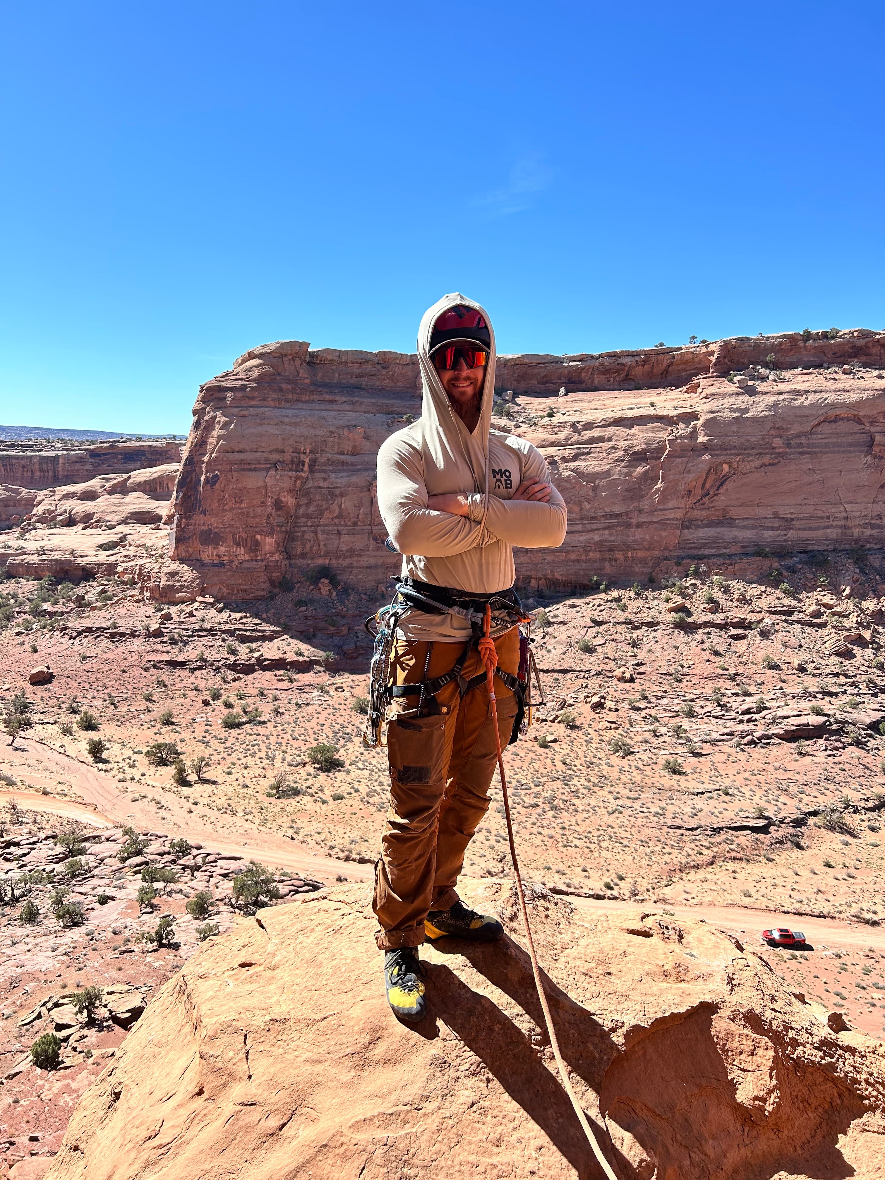 Mango in his natural habitat.