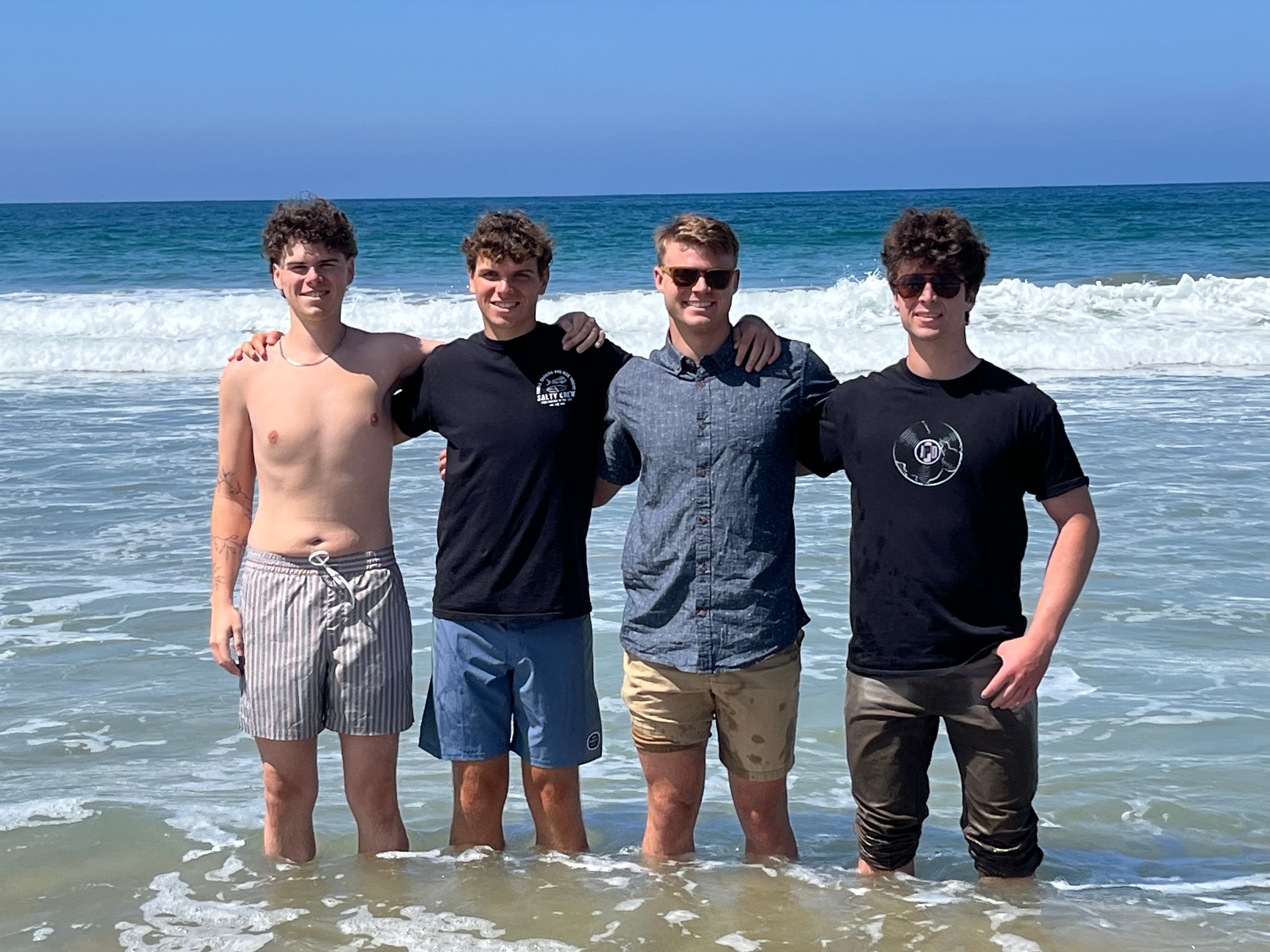 The McElvain boys in Manhattan Beach, CA.