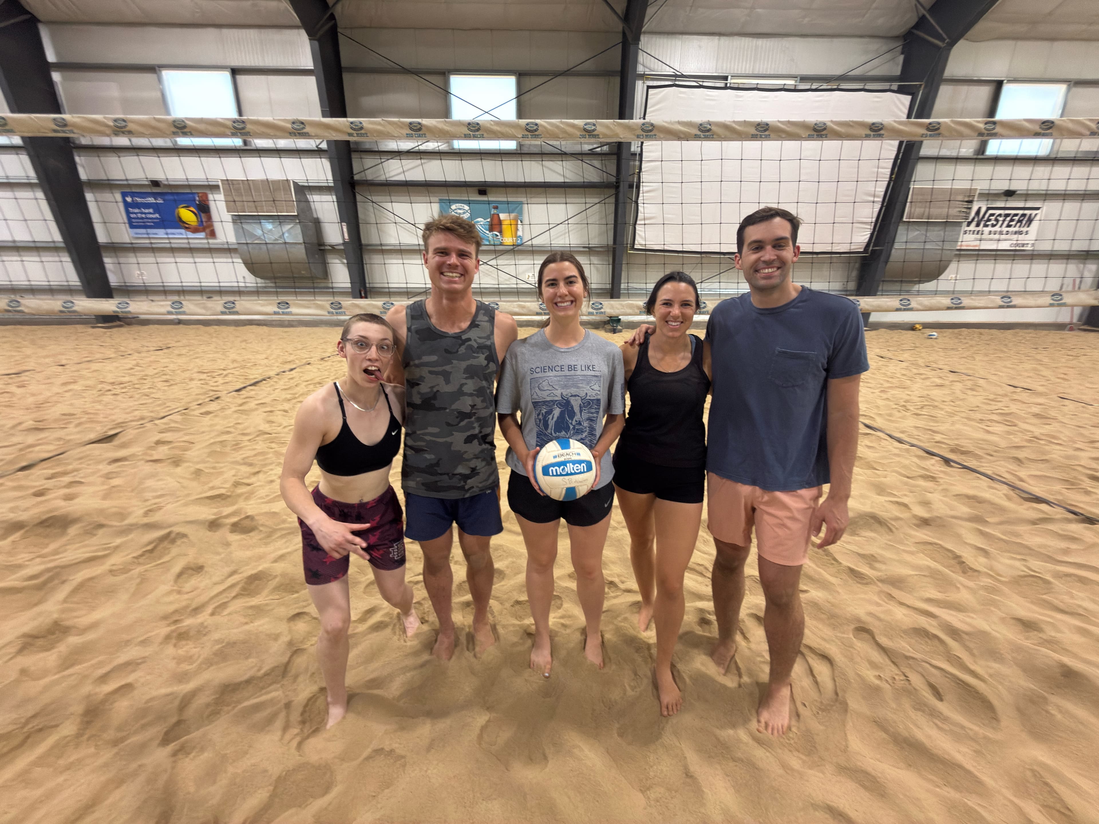 The OG "Hit Happens" volleyball team!